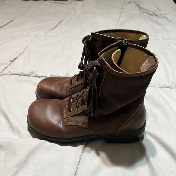 Alegria Ari Leather Boots Ankle Boot Oiled Suede Hazelnut Women's US 8 EUR 38 - Picture 1 of 11